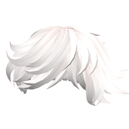 white messy hair anime season 11