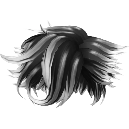 black white mystery messy hair anime season 12