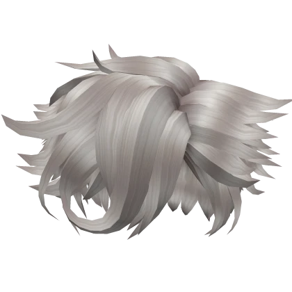 silver messy hair anime season 12