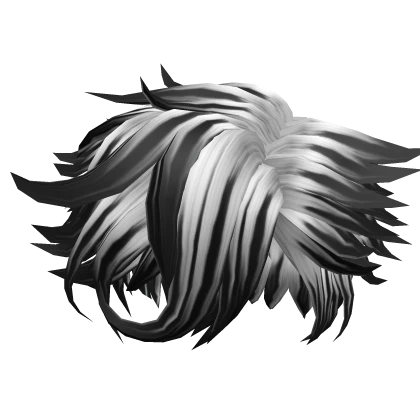 white black mystery messy hair anime season 12