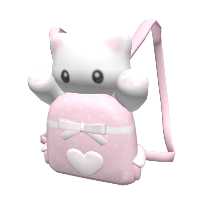 ♡ 1.0 kawaii cat plushie backpack