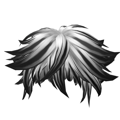 white black mystery messy hair anime season 13