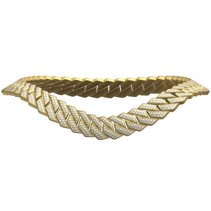 Iced Out Cuban Link Gold Chain