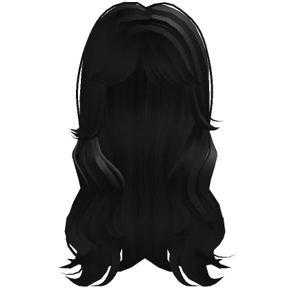 Long Lush Wavy Angelic Hair (Black) 