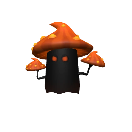 Iridescently Orange Mushroom Marsh Ghost