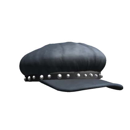 Realistic Blue Beret Hat w/ Metallic Bullets