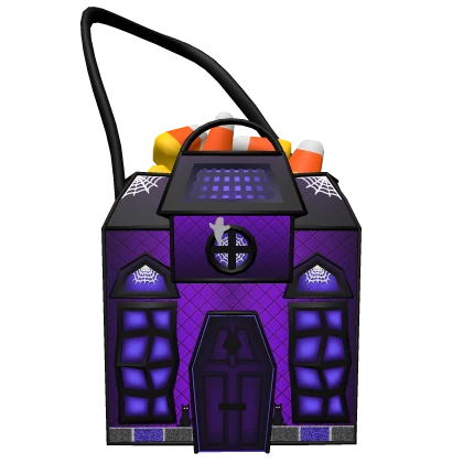 Purple Haunted House Bag