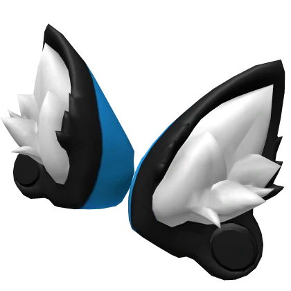 Racing Blue Fox Ears