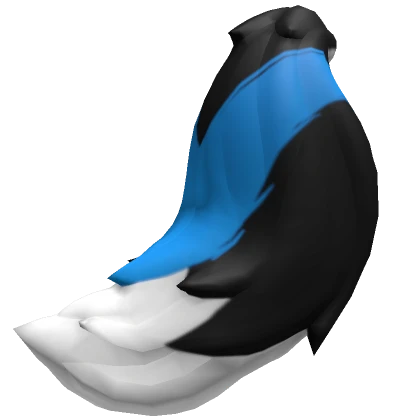 Racing Blue Fox Tail