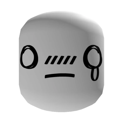 Small Hurt Crying Chibi Face [Institutional White]