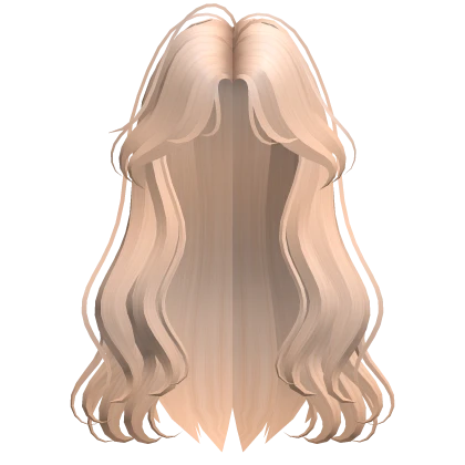 Blonde Messy Wavy Hair