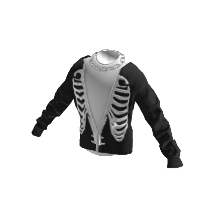 skeleton zip up