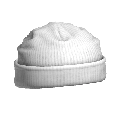 Essential White Beanie