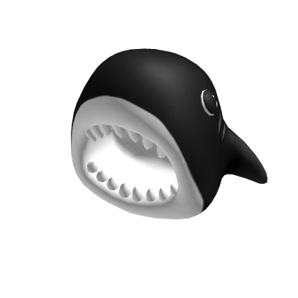 Cute Black Shark Hood