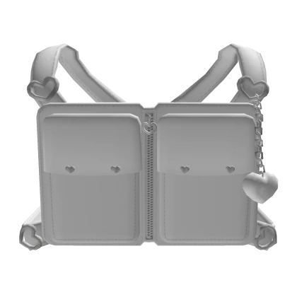 White Y2K Kawaii Strap Vest (3.0)