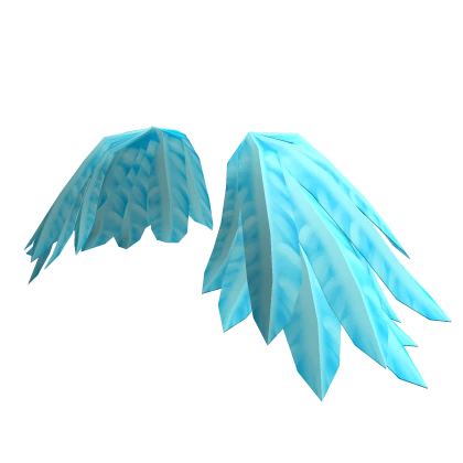Angelic Feathered Waist Hip Skirt Blue
