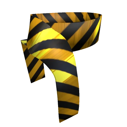 Caution Tape Scarf (Yellow)