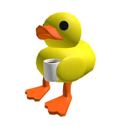 Duck With Coffee Pal