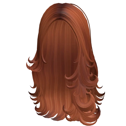 Long Super Model Curly Hair (Ginger)