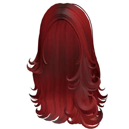 Long Super Model Curly Hair (Red)