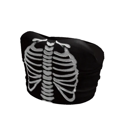  skeleton black tube top