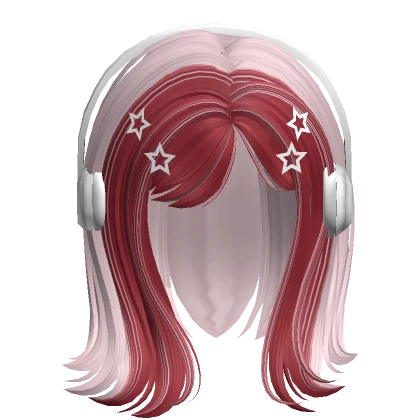 Quiet Girl Hairstyle (Pink & Red)