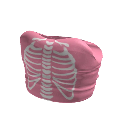 pink skeleton tube top