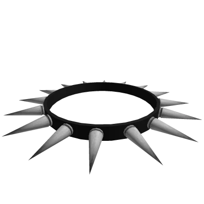 Spikes Punk Collar (Long)