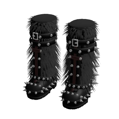 Mega Metal Spikey Goth Boots