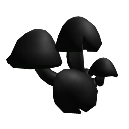Overgrown Black Mushrooms Eyes