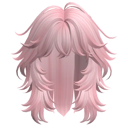 Fluffy Wolf Cut(Pink)