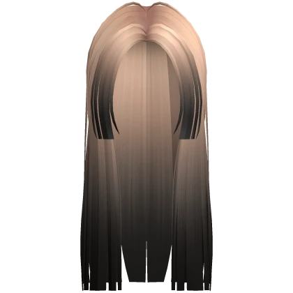 Black and Blonde Long Idol Hime Cut