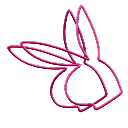 Icon Bunny Hoop Earrings | Hot Pink