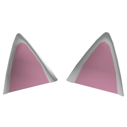 White Cartoon Cat Ears