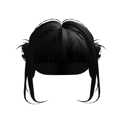 Baby Pigtail Buns Black