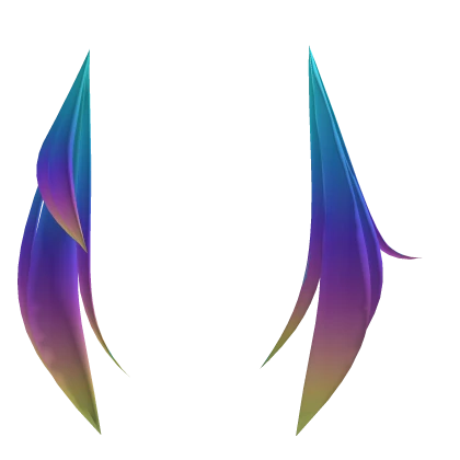 Asymmetrical vaporwave  tails