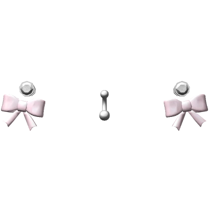 ♡ chibi doll pretty pink bow belly piercing v1