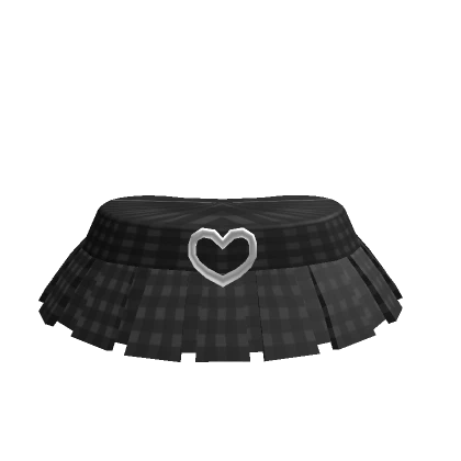 💗Chibi Girl - Black plaid skirt