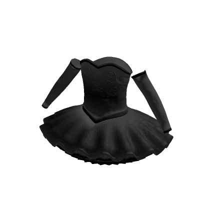 Pretty Black Ruffle Dress