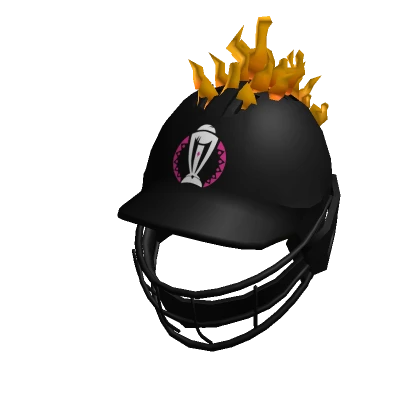 ICC Cricket Helmet - Fire Edition