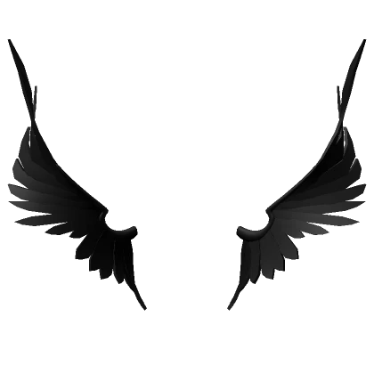 Feathered Valkyrie Wing Chestpiece Black