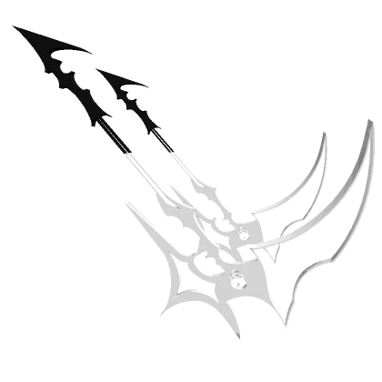 White And Black Cyber Duo Scythe