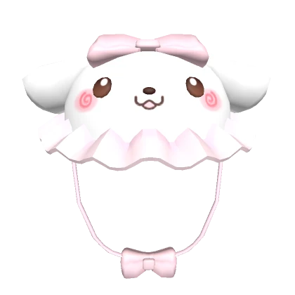 ♡ silly puppy sun hat with ruffles