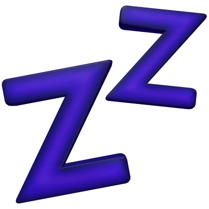 Zz's sleeping blue