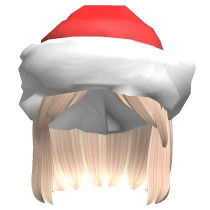 🎅 🎄 blonde hair with christmas santa hat cheap