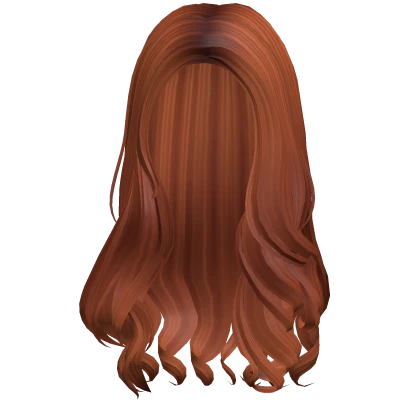 Long Cute Curly Blowout Hair (Ginger)