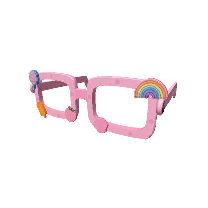 Crocs Jibbitz Glasses - Pink