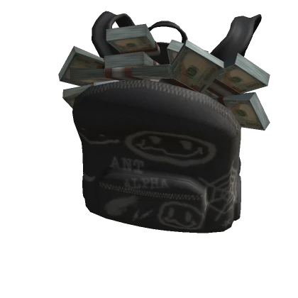 Overflowing Money Bag (Frontward)