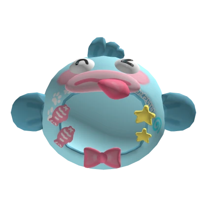 kawaii cutesy silly octopus w fishie stars ☆