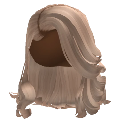 Fluffy Side Part In Blonde